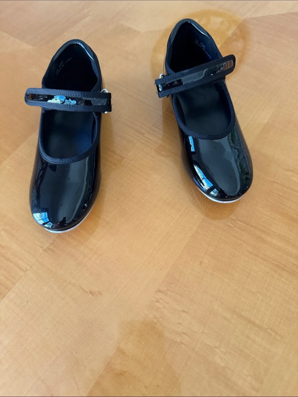Girls Black Patent Mary Jane Dress Shoes size 13 c